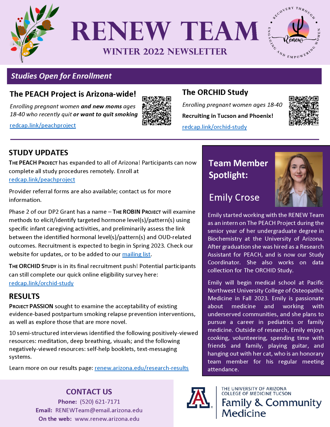 Winter 22 Newsletter - Page 1